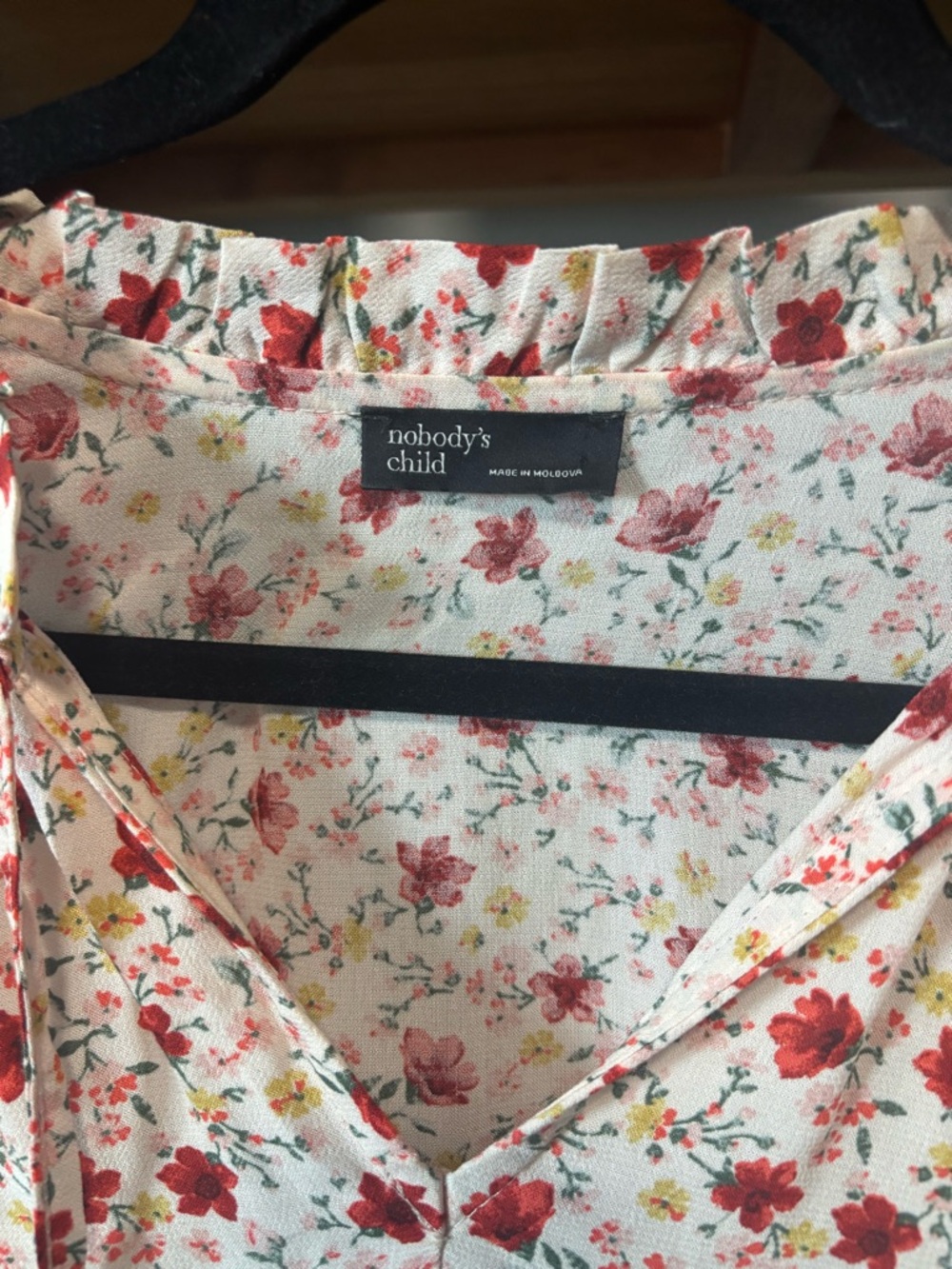 Nobody’s Child Floral Babydoll Tunic Dress | Size 6 - Picture 3 of 6